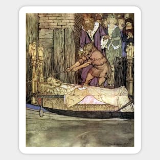 Elaine - Arthur Rackham Sticker